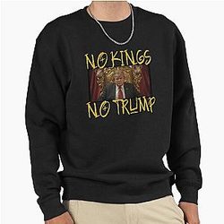 Limited Edition NO KINGS Prints 4 Pullover Sweatshirt
