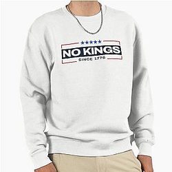 No Kings Since 1776 Simple Pullover Sweatshirt