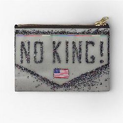 Trump: No Kings! Zipper Pouch