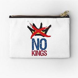 No Kings in America Zipper Pouch