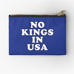 No Kings in America 4 Zipper Pouch