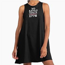 No Kings In America Since 1776 A-Line Dress