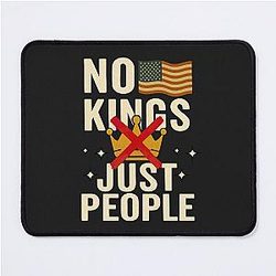 Anti Trump Slogan, No Kings in America Mouse Pad
