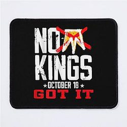 No Kings Got Mouse Pad