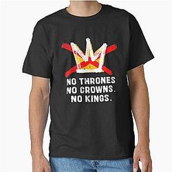 No Thrones Protest Art Classic T-Shirt