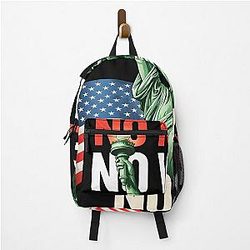 Kings 
No Wars 
No Statue of Liberty USA American Flag Backpack