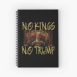 No Kings Limited Edition Prints 3 Spiral Notebook