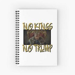 Limited Edition NO KINGS Prints 8 Spiral Notebook