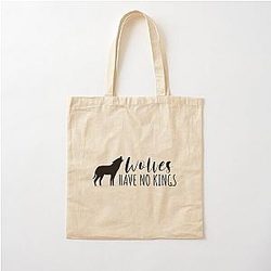 Wolves have no kings Cotton Tote Bag