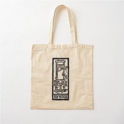 No King's Block Print Cotton Tote Bag