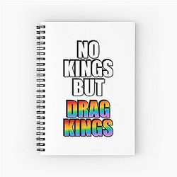 No Kings but Drag Kings Spiral Notebook