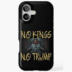 NO KINGS - NO TRUMP. Limited Edition NO KINGS Prints 11 iPhone Case