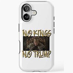 No Kings - No Trump. Limited Edition Prints for iPhone Tough Case