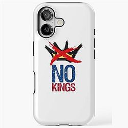 NO KINGS In America iPhone Tough Case