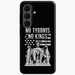 No Tyrants No Kings Sarcastic Political President Lincoln Galaxy Case