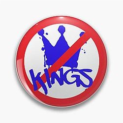 No Kings in the USA Graffiti Art