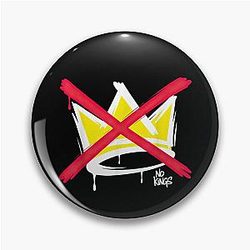 No Kings in America Pin