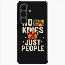 Anti Trump Slogan No Kings Protest in America Samsung Galaxy Soft Case