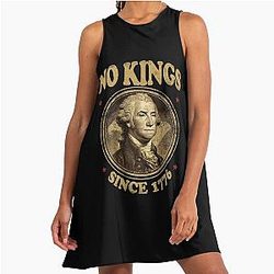 No Kings Since 1776 A-Line Dress