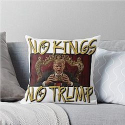 No Kings - Limited Edition Prints 2 Throw Pillow