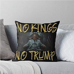 No Kings Limited Edition Prints 11 Throw Pillow