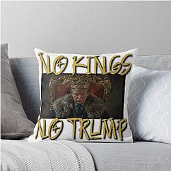 No Kings - Limited Edition Prints 8 Throw Pillow