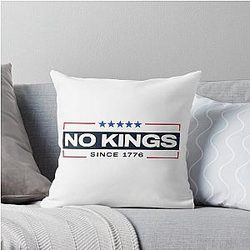 No Kings Since 1776 Simple Throw Pillow