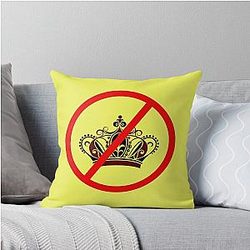 No King Throw Pillow