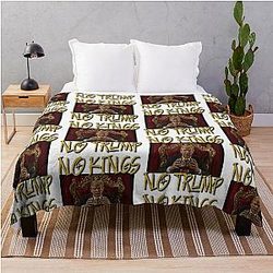No Kings - Limited Edition NO KINGS Prints 2 Throw Blanket