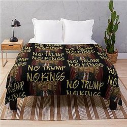 Limited Edition NO KINGS Prints 4 Throw Blanket