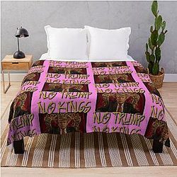 NO KINGS No Trump. Limited Edition NO KINGS Prints Throw Blanket