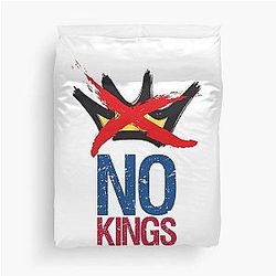 NO KINGS In America Duvet Cover