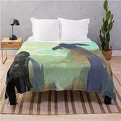 No Man's Sky Sandworm Emergence Expedition Throw Blanket