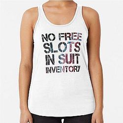 No Man's Sky Inventory Racerback Tank Top