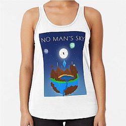 No man's sky  Racerback Tank Top
