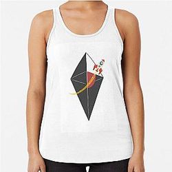 Into Space! - No Man's Sky Inspired Racerback Tank Top