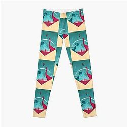 No Man's Sky - Minimalist Travel Style - Video Game Art Leggings