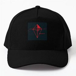 No Man's Sky Glitch red and black Baseball Cap