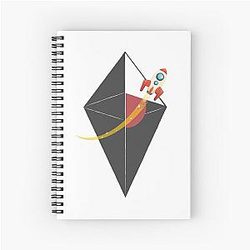 Into Space! - No Man's Sky Inspired Spiral Notebook