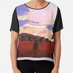 No Man's Sky - Lonely Traveller Chiffon Top