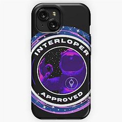 No Man's Sky - Interloper Approved - Stickertshirt - Inverted Version iPhone Tough Case