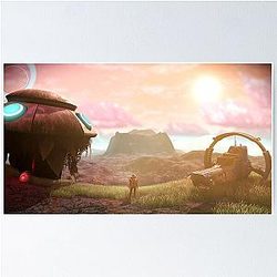 No Man's Sky - Volcanic Planet Poster