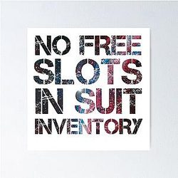No Man's Sky Inventory Poster