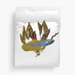 Lampeye and Poropanchax normani Duvet Cover