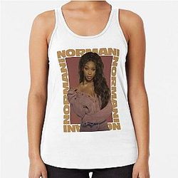 Normani Boxed Racerback Tank Top