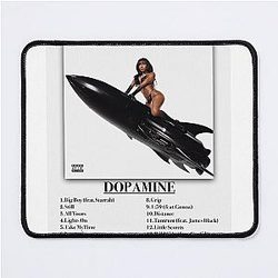 Dopamine Normani Album Cover with Tracklist Mouse Pad