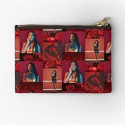 Normani Kordei Red Zipper Pouch