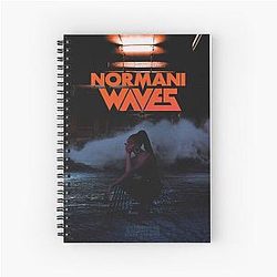 Normani Waves Anime Inspired Spiral Notebook