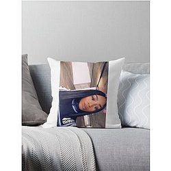 Normani Kordei Hella Heart Eyes Throw Pillow