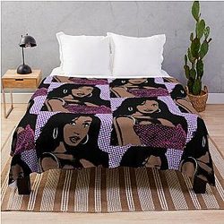 Normani Pop Art Throw Blanket